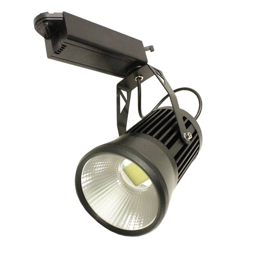 Focus black rail 20W LED COB 3000K warm light 115x168mm