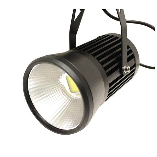 Focus black rail 20W LED COB 3000K warm light 115x168mm