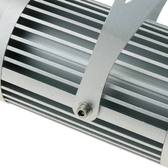 Zilveren LED-spot COB 30W 3000K 115x168mm warm licht