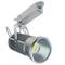 Zilveren LED-spot COB 30W 3000K 115x168mm warm licht