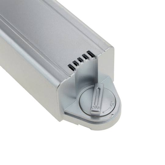 Zilveren LED-spot COB 30W 3000K 115x168mm warm licht