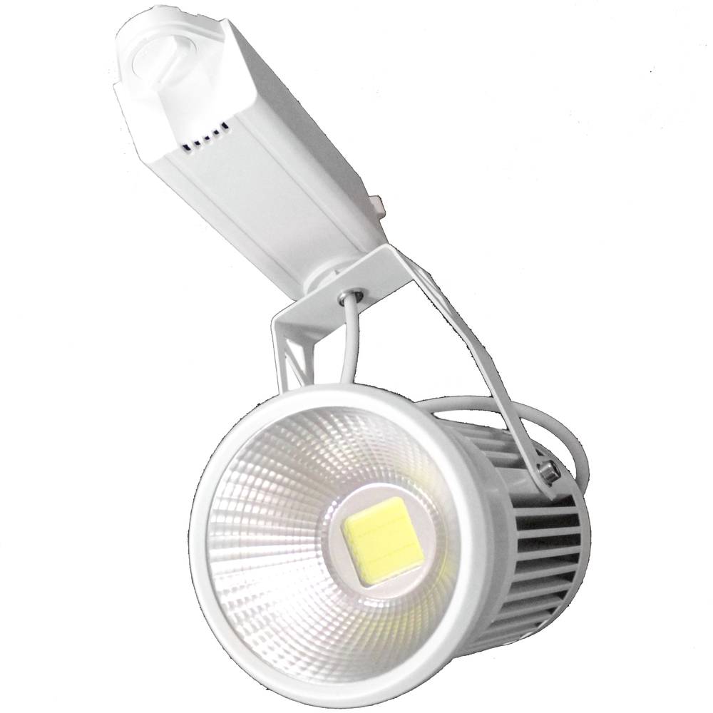 White COB LED Spotlight rail 115x168mm 30W 6000K daylight