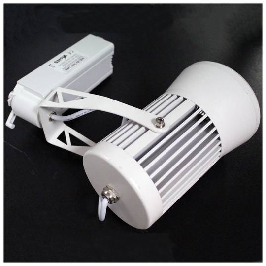 White COB LED Spotlight rail 115x168mm 30W 6000K daylight