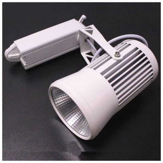 White COB LED Spotlight rail 115x168mm 30W 6000K daylight