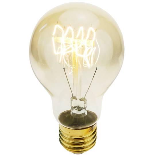Edison incandescent filament bulb E27 40W 220VAC 60 x 108 mm