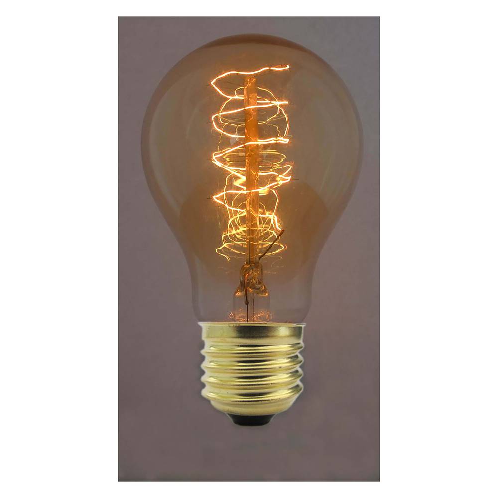 Bombilla Edison de filamentos incandescentes E27 220VAC 40W 60x109mm espiral