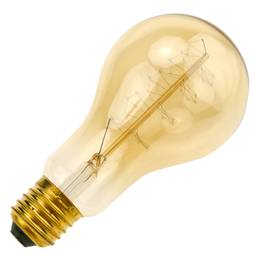 Edison incandescent filament bulb E27 40W 220VAC 66x130mm