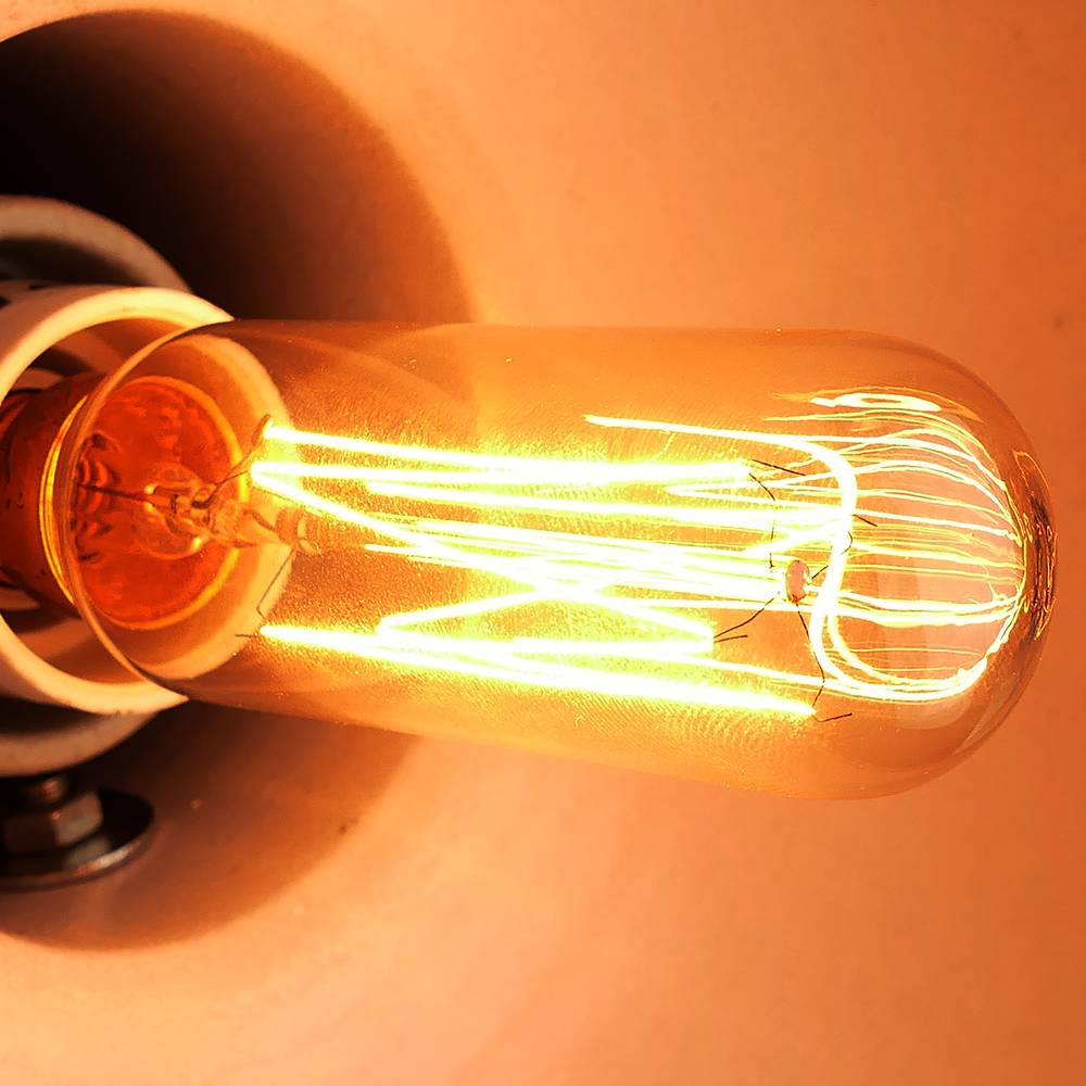 Bombeta Edison de filaments incandescents E14 220VAC 25W 25x95mm T25