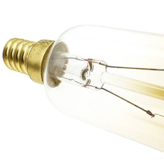 Edison incandescent filament bulb E14 220VAC 30x128mm 40W T30