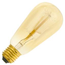 Edison Glühbirne von Glühfäden E27 220VAC 25W 58x131mm ST58