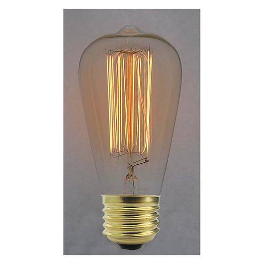 Bombeta Edison de filaments incandescents E27 220VAC 40W 58x131mm ST58