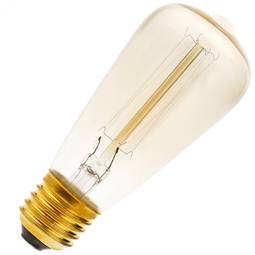 Bombeta Edison de filaments incandescents E27 220VAC 40W 48x107mm ST48