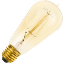 Bombeta Edison de filaments incandescents E27 220VAC 40W 58x137mm ST58 punta