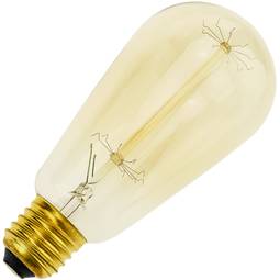 Bombeta Edison de filaments incandescents E27 220VAC 40W 64x142mm ST64