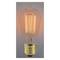 Edison incandescent filament bulb E27 25W 220VAC ST64 tip 64x146mm