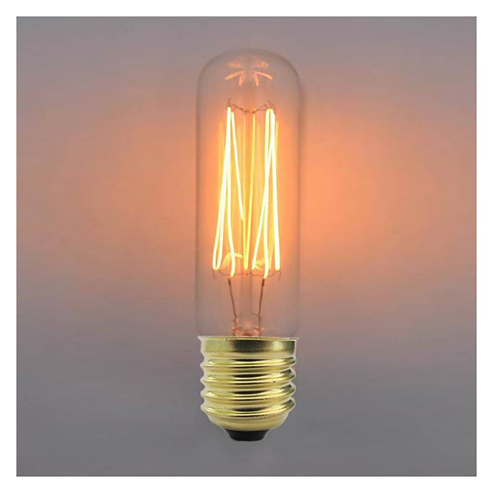 Edison incandescenza filamento E27 40W 220VAC T32 parallelo 32x129mm