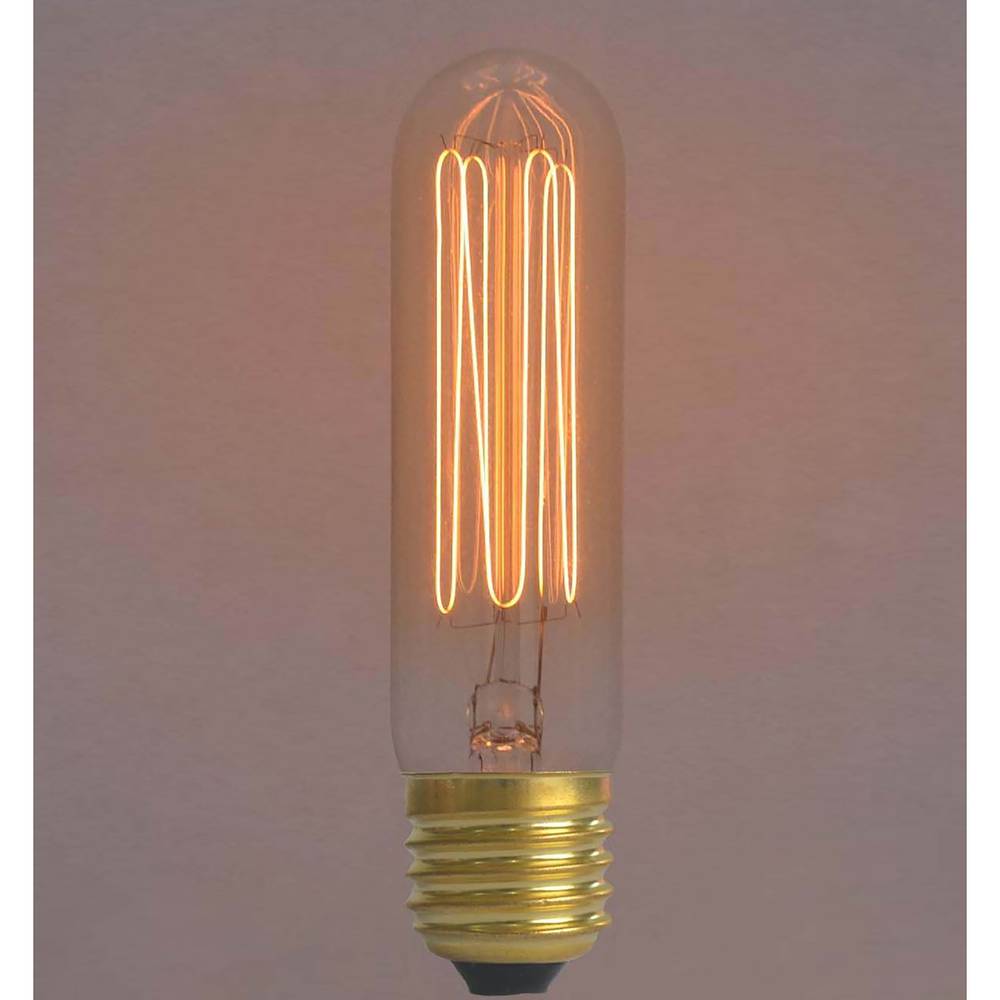 Bombeta Edison de filaments incandescents E27 220VAC 25W 30x129mm T30 paral·lel