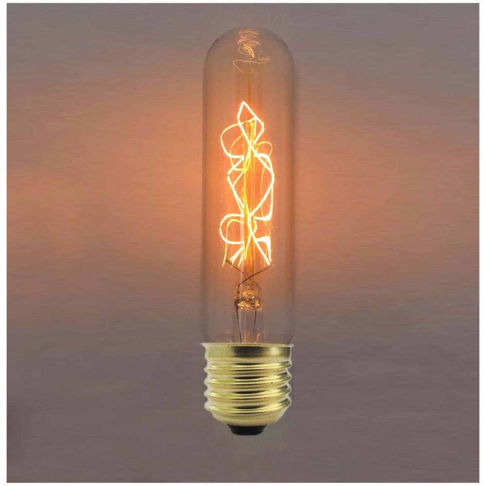 Edison lâmpada incandescente de filamento E27 40W 220VAC T30 32x129mm