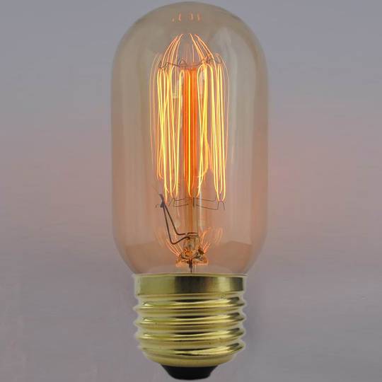 Gloeilamp Edison-gloeilamp E27 220VAC 40W 45x110mm T45 parallel