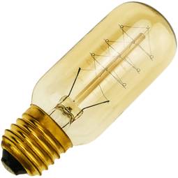 Edison Glühwendel Lampe E27 25W 220VAC 38x110mm