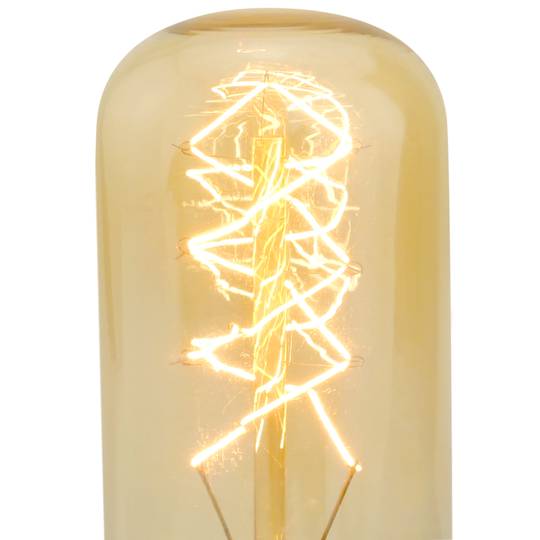 Edison bulb of incandescent filaments E27 220VAC 40W 38x103mm T45