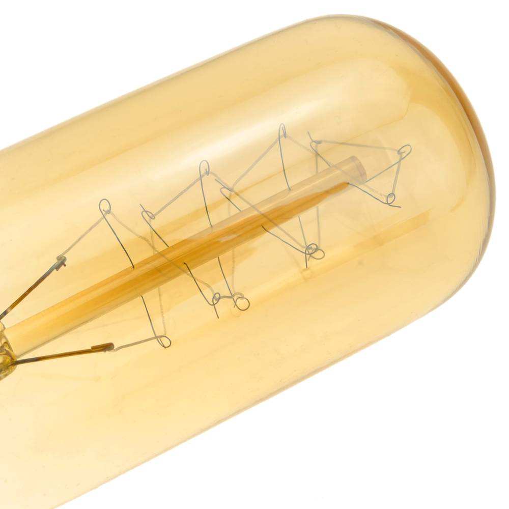 Edison bulb of incandescent filaments E27 220VAC 40W 38x103mm T45