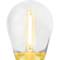 Lampadina a filamento vintage a LED con attacco e27 decorativa arancione