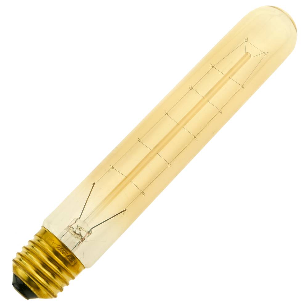 Edison ampoule à filament incandescent E27 40W 220VAC T30 30x185mm