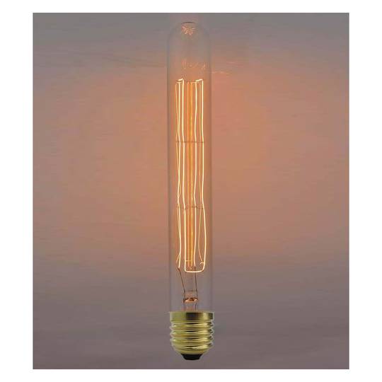 Edison ampoule à filament incandescent E27 40W 220VAC T30 30x185mm