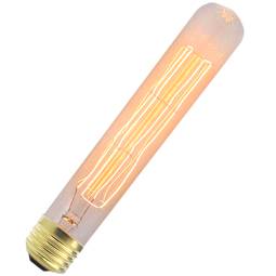 Bombilla Edison de filamentos incandescentes E27 220VAC 25W 30x300mm T30