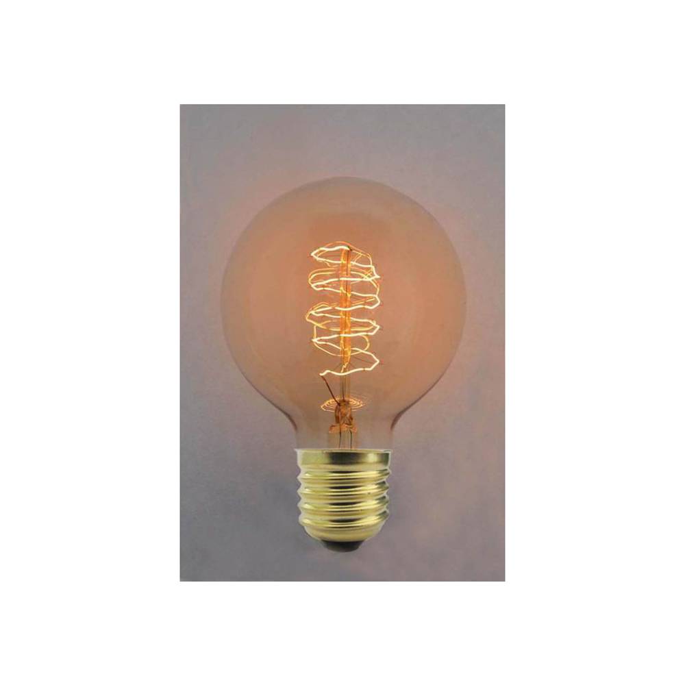 Edison incandescent filament bulb E27 25W 220VAC coil G80 80x118mm