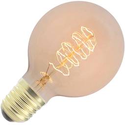 Edison lâmpada incandescente de filamento E27 40W 220VAC G80 bobina 80x118mm