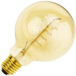 Edison Glühbirne Glühfaden E27 220VAC 40W 95x142mm G95 Spirale