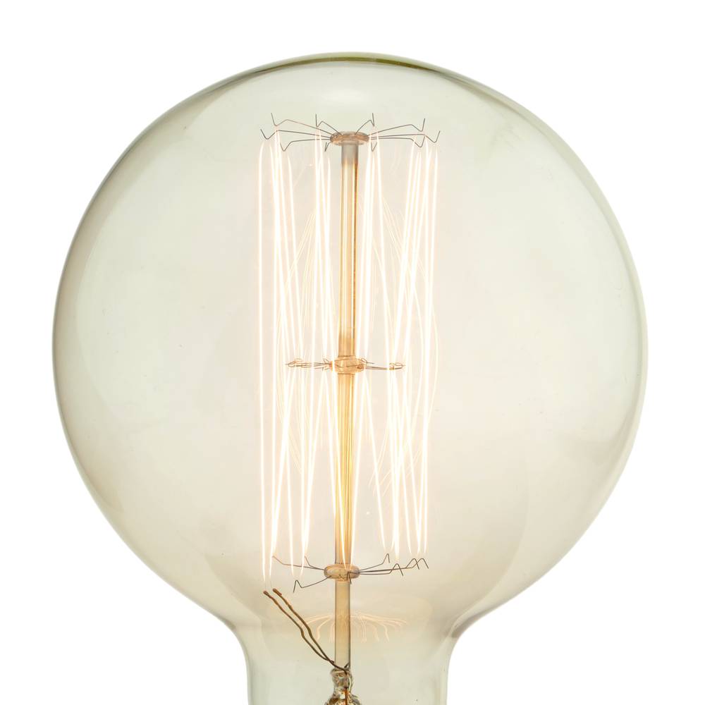 Bombilla Edison de filamentos incandescentes E27 220VAC 60W 125x170mm G125 paralelo