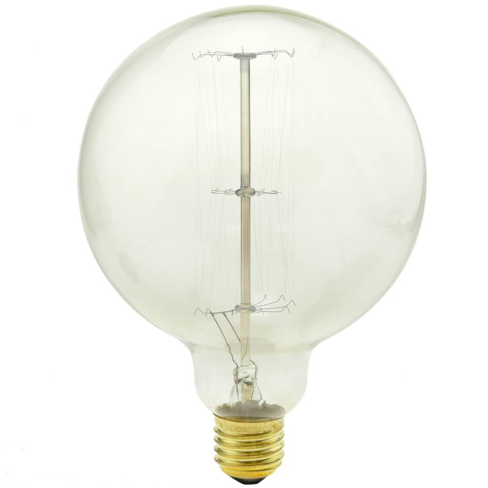 Bombilla Edison de filamentos incandescentes E27 220VAC 60W 125x170mm G125 paralelo