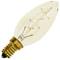 Edison incandescent filament bulb E14 40W 220VAC C35 candle 35x100mm