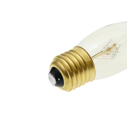 Gloeilamp Edison gloeilamp E27 220VAC 40W 35x120mm C35 kaars