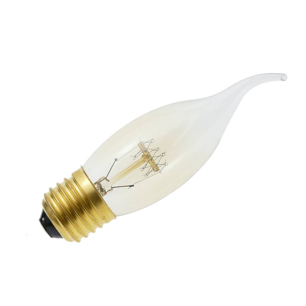 Gloeilamp Edison gloeilamp E27 220VAC 40W 35x120mm C35 kaars