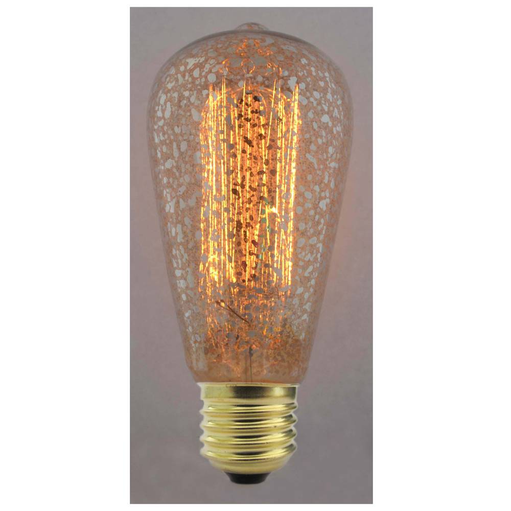 Bombeta Edison de filaments incandescents E27 220VAC 40W 64x142mm ST64 vintage