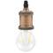 Hanging lampholder Bulb socket E27 thread Bronze style old vintage pendant lamp