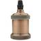 Hanging lampholder Bulb socket E27 thread Bronze style old vintage pendant lamp