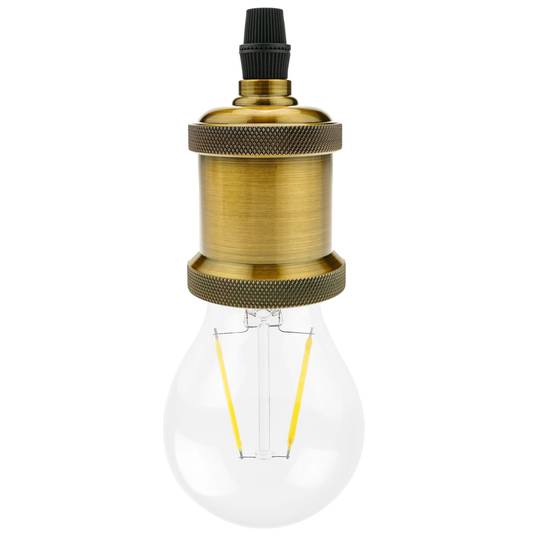 Bulb Lamp Holder 3 X E27 Light Pendant Edison Screw Cap Socket Vintage White 