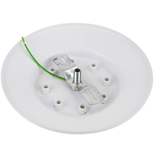 Lampa na 8 starych żarówek z gwintem E27 z białym kablem o długości 3 m