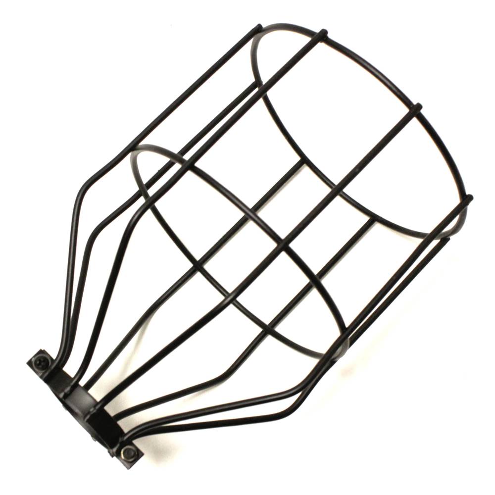 Klosz typu metalowa klatka czarna 130x176mm