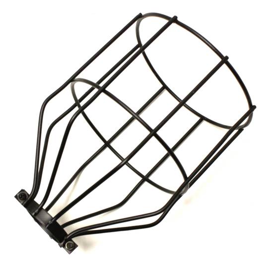 Klosz typu metalowa klatka czarna 130x176mm
