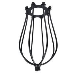 Tipo di lampada gabbia ombra metallo a 100x175mm nero