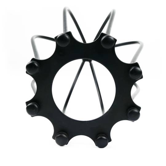 Klosz typu metalowa klatka czarna 100x175mm