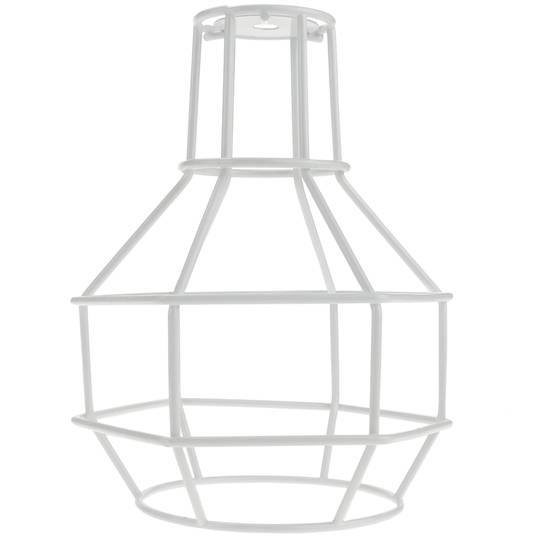 Klosz typu biały metalowy koszyk 130x190mm