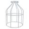 Gabbia metallica paralume bianco 130x176mm