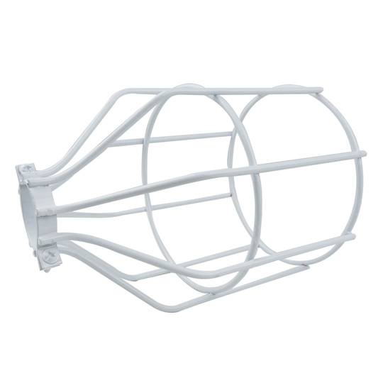 Gabbia metallica paralume bianco 130x176mm